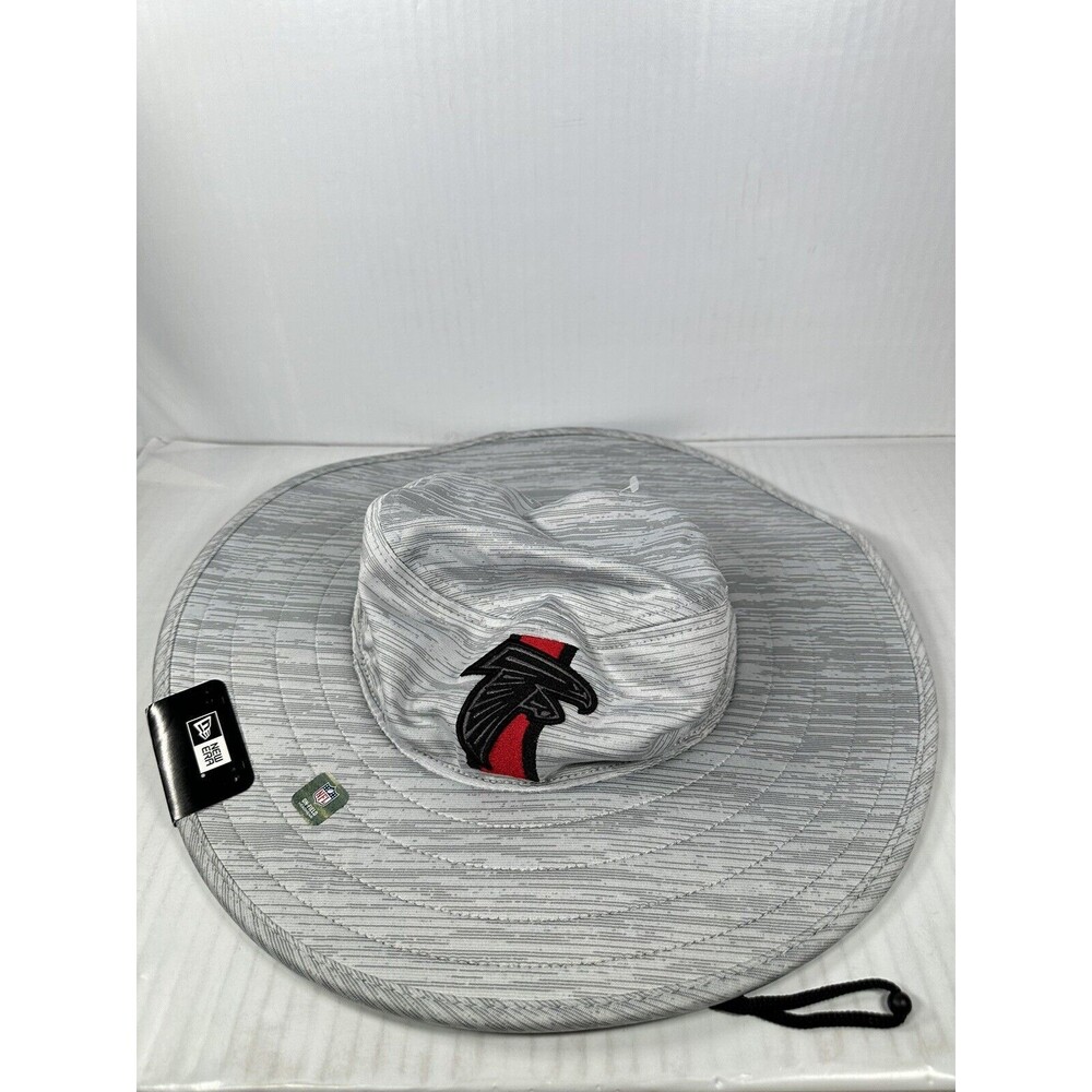 Atlanta Falcons Bucket Hat Adult OSFA Gray NFL On-Field New Era Training Camp